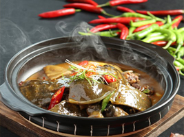 中国名菜|黄焖原产地甲鱼